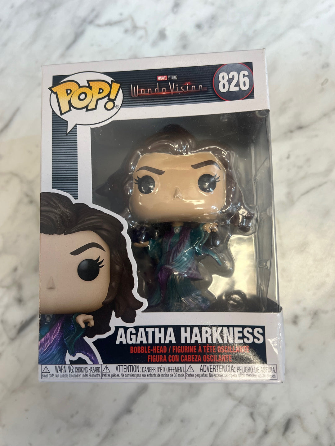 Funko Pop! Vinyl: Marvel - Agatha Harkness #826 Damaged Box FN81324