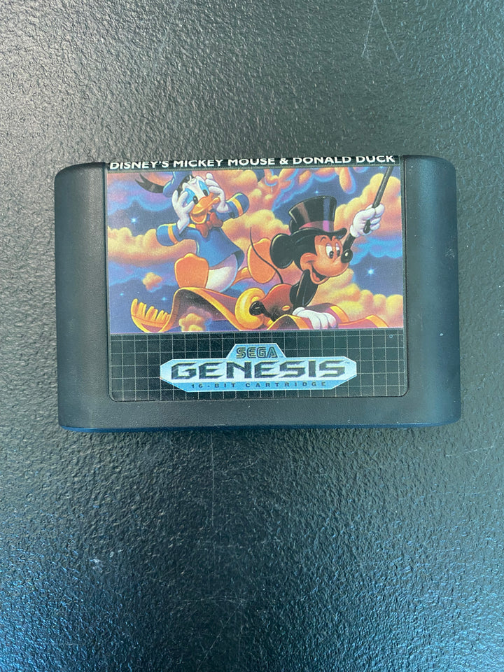 World of Illusion Starring Mickey Mouse and Donald Duck - Sega Genesis SD9898