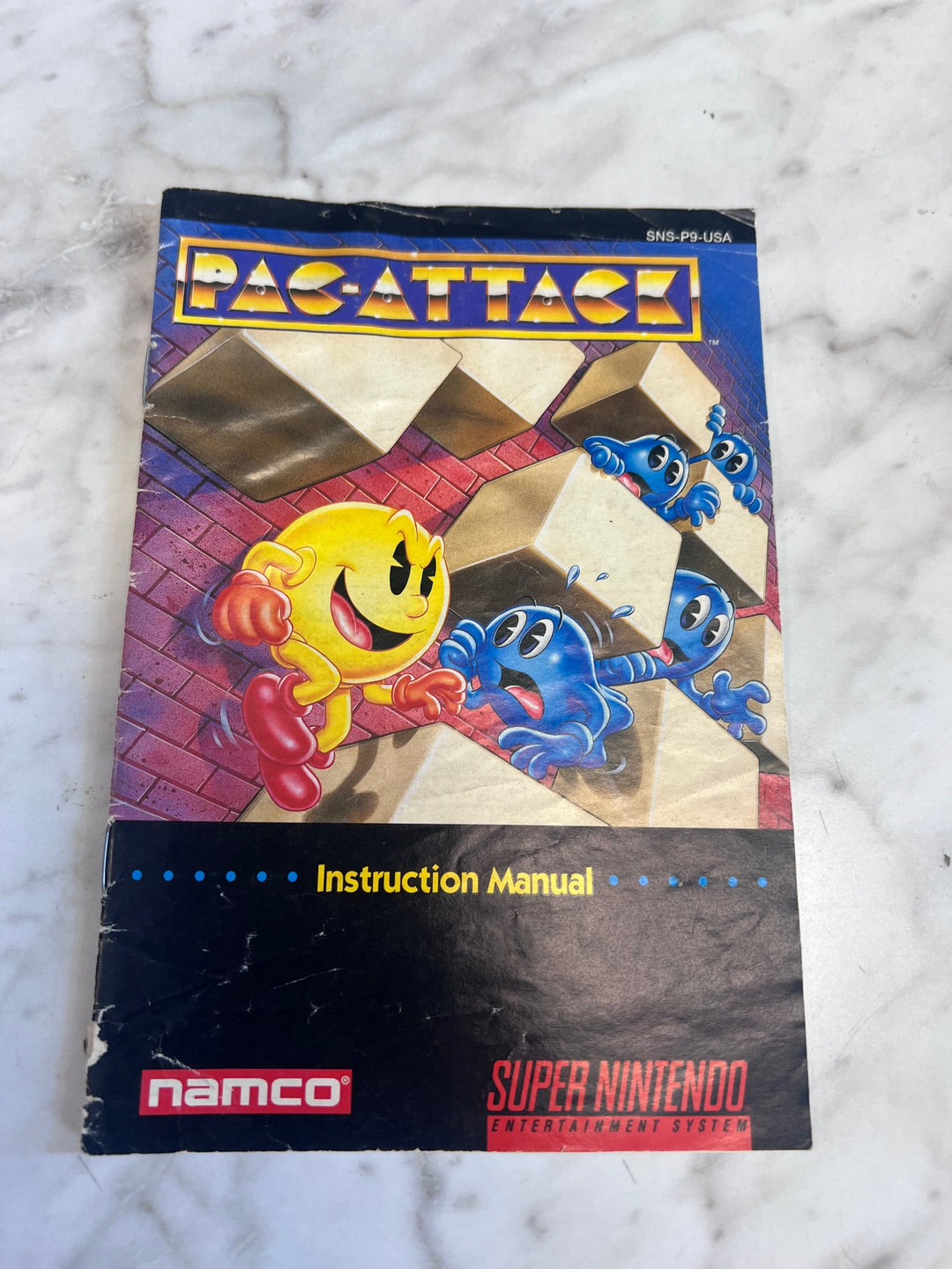 Pac-Attack SNES Super Nintendo MANUAL ONLY MO82625