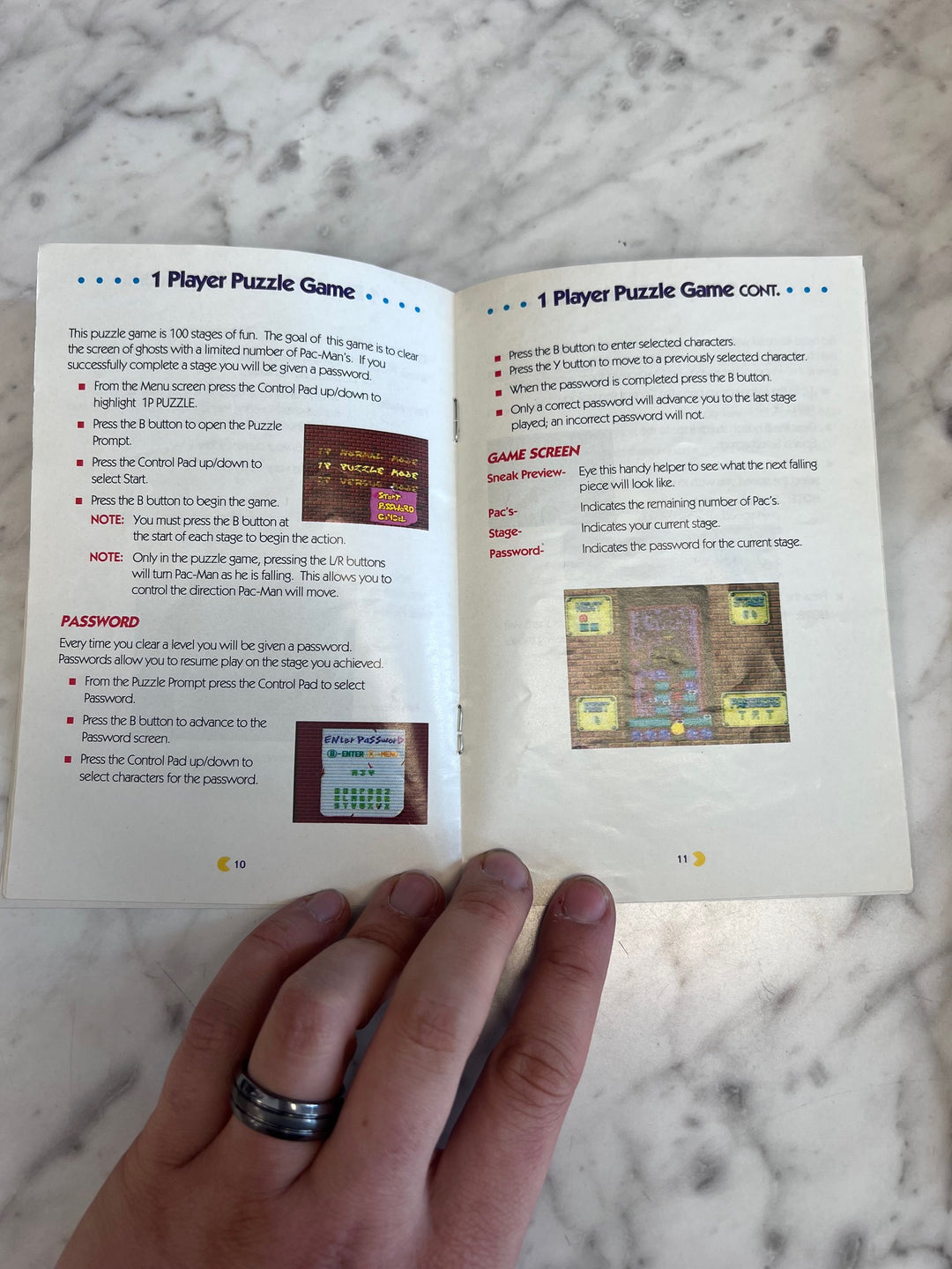 Pac-Attack SNES Super Nintendo MANUAL ONLY MO82625