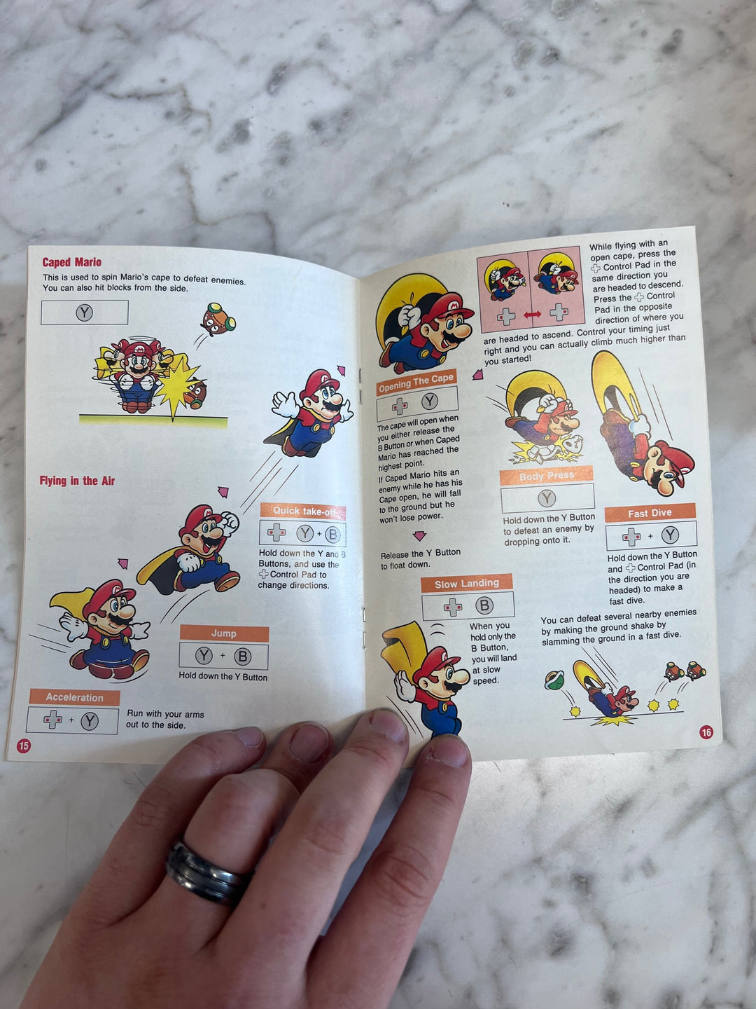 Super Mario World SNES Super Nintendo MANUAL ONLY SNS-MW-USA-2   MO82625