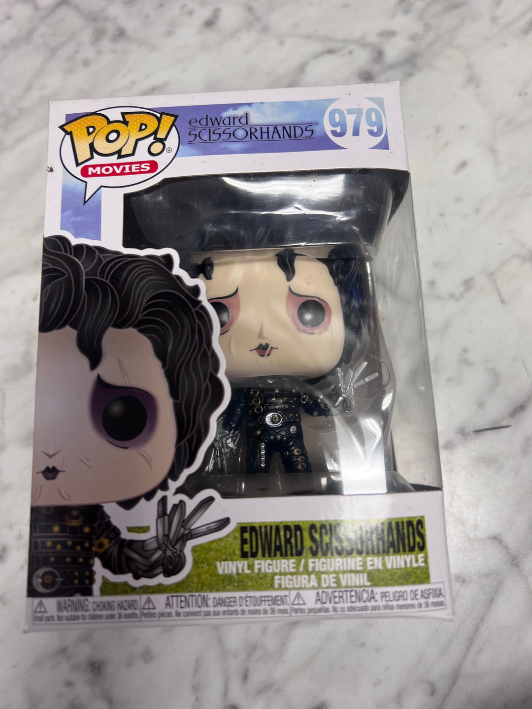 Funko Pop! Movies Edward Scissorhands #979 Crushed Corner FP121025