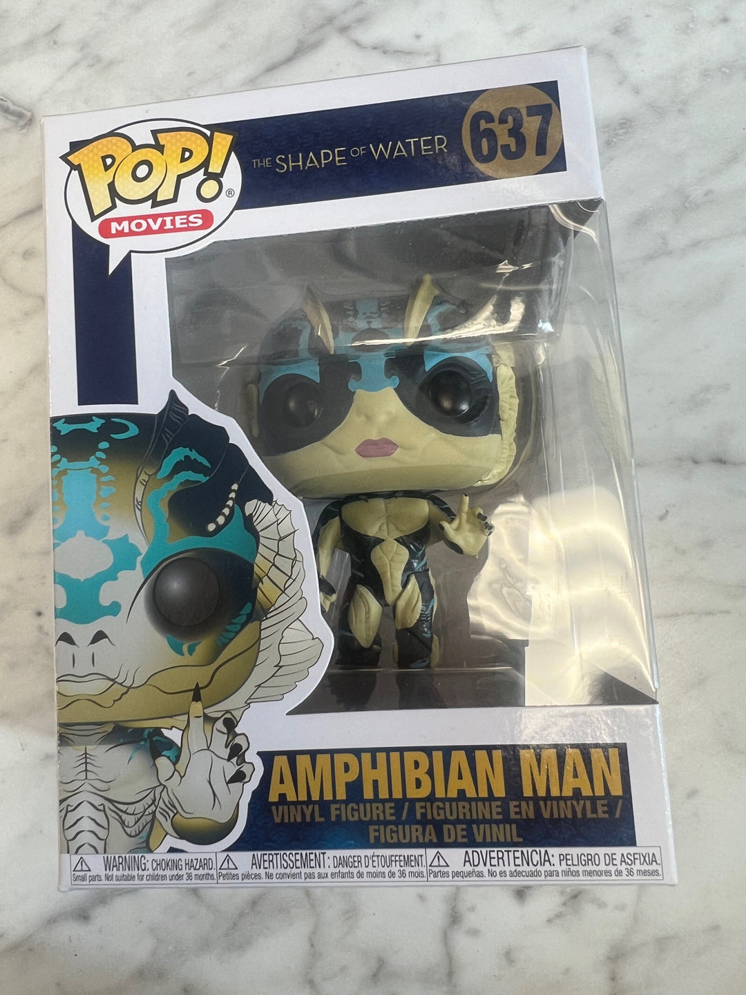 FUNKO POP MOVIES THE SHAPE OF WATER AMPHIBIAN MAN 637 FN81324