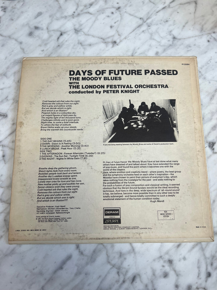 The Moody Blues - Days of Future Passed Vinyl Record DES18012