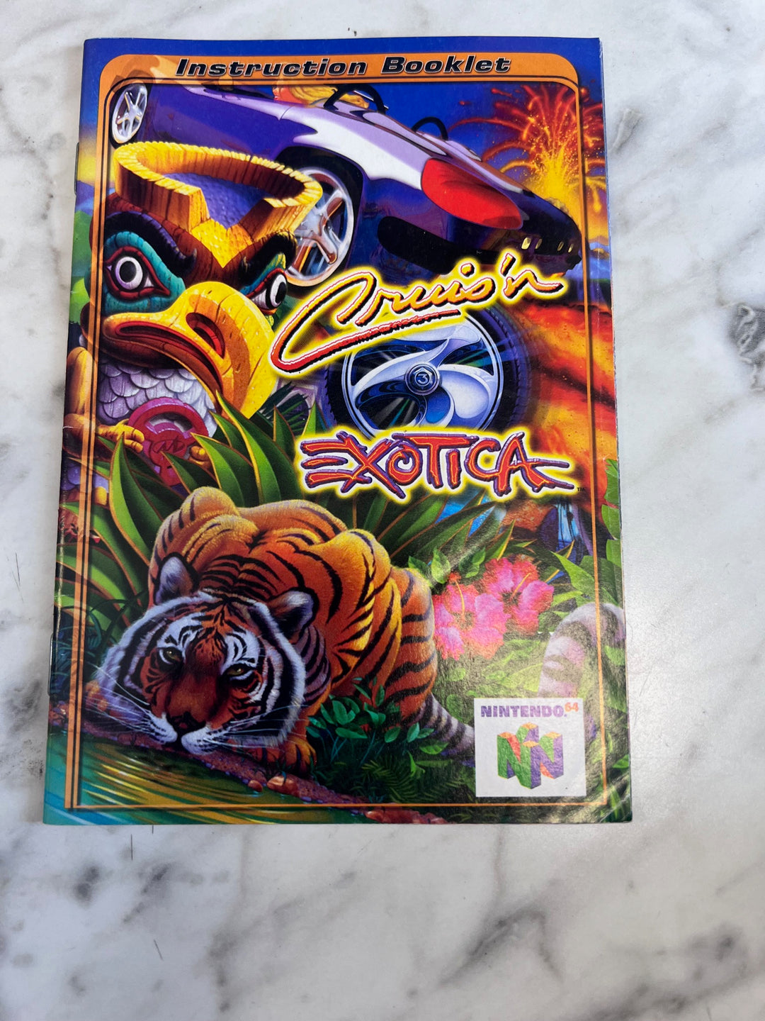 Cruis'n Exotica Nintendo 64 N64 MANUAL ONLY  MO82625
