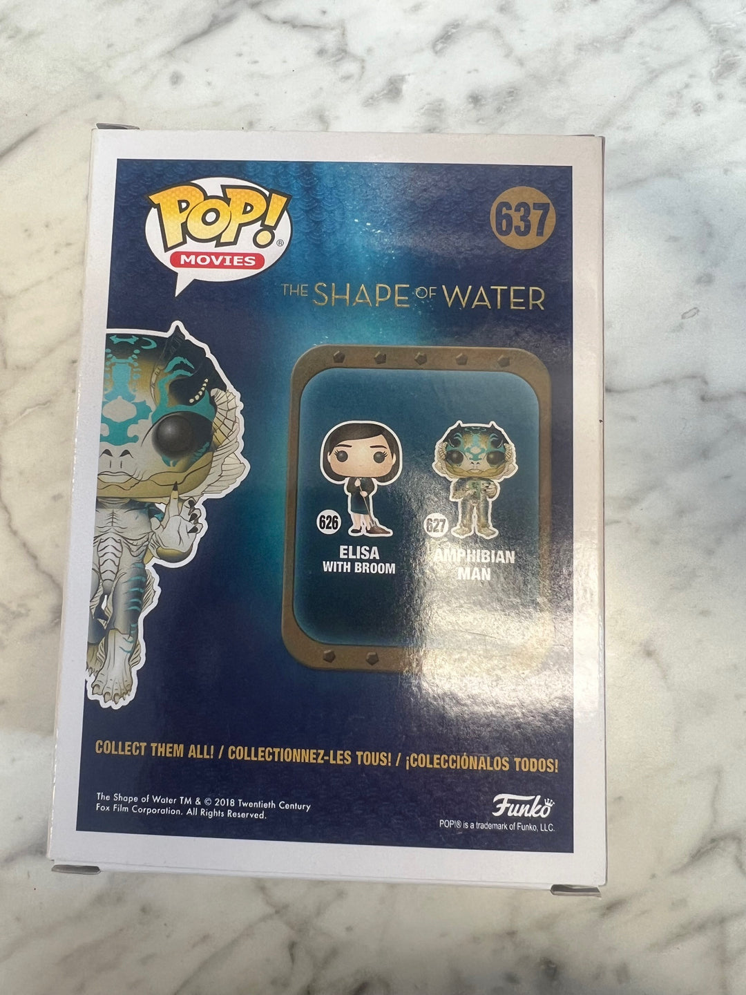 FUNKO POP MOVIES THE SHAPE OF WATER AMPHIBIAN MAN 637 FN81324