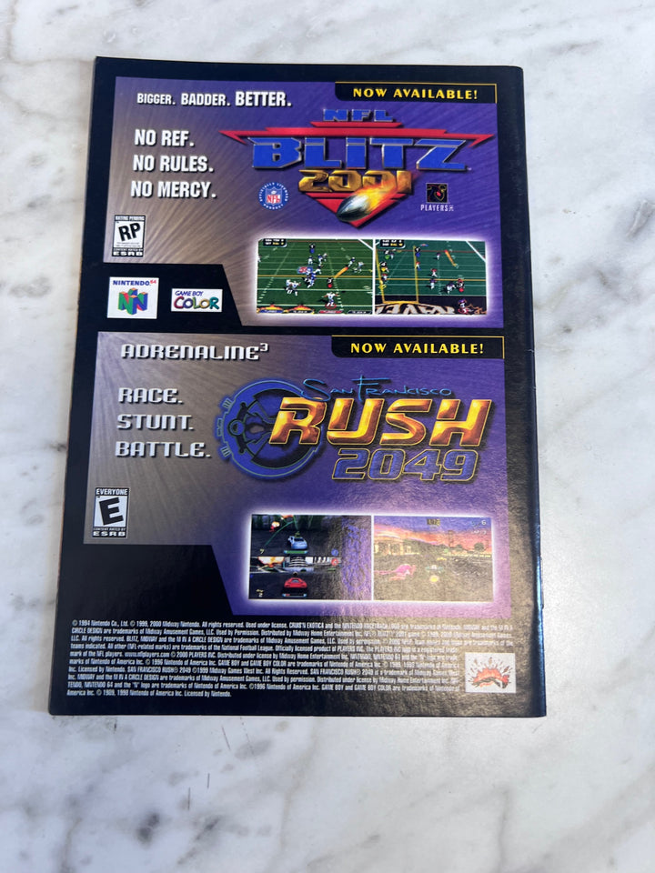 Cruis'n Exotica Nintendo 64 N64 MANUAL ONLY  MO82625