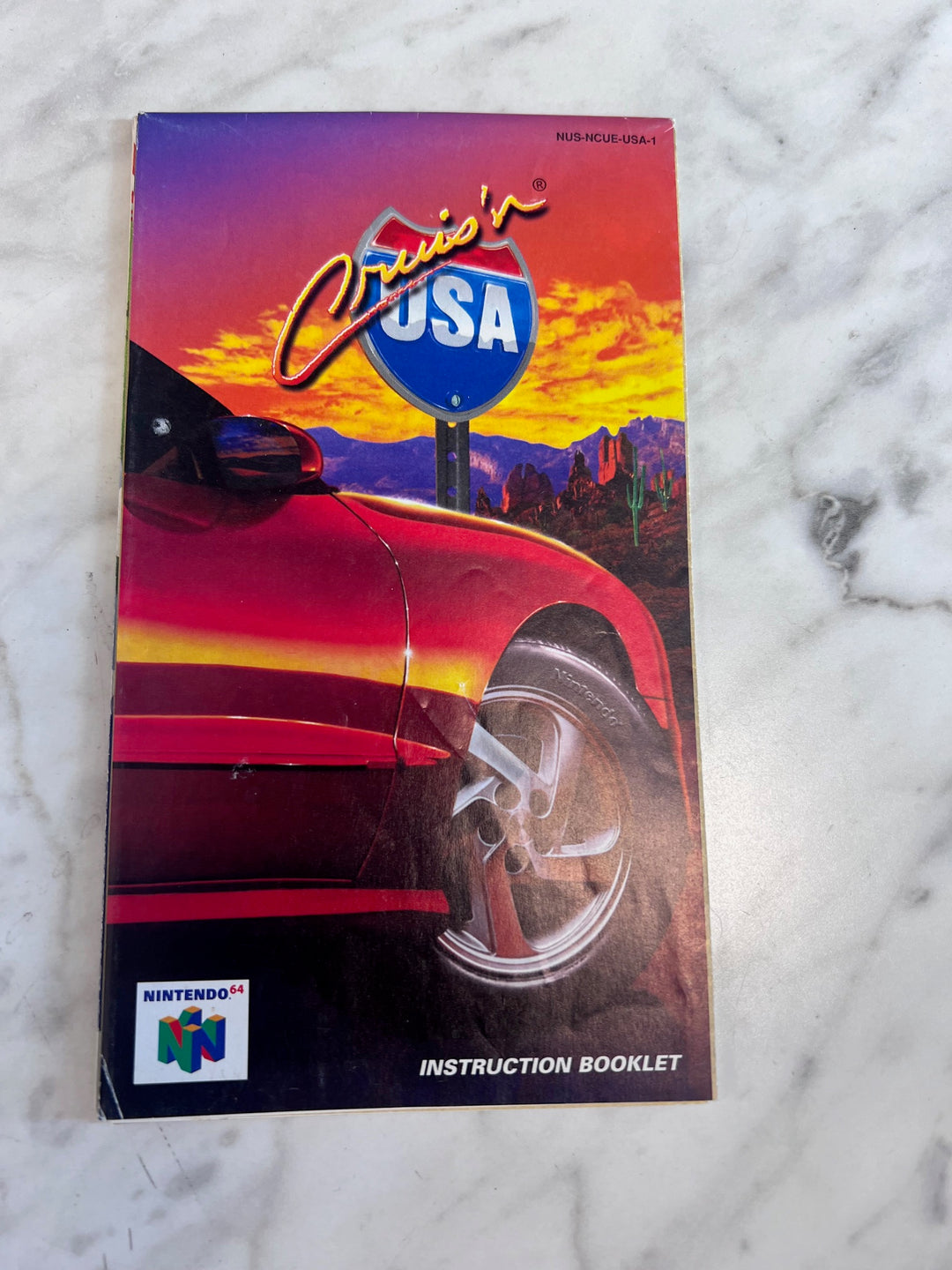 Cruis'n USA Nintendo 64 N64 MANUAL ONLY  MO82625