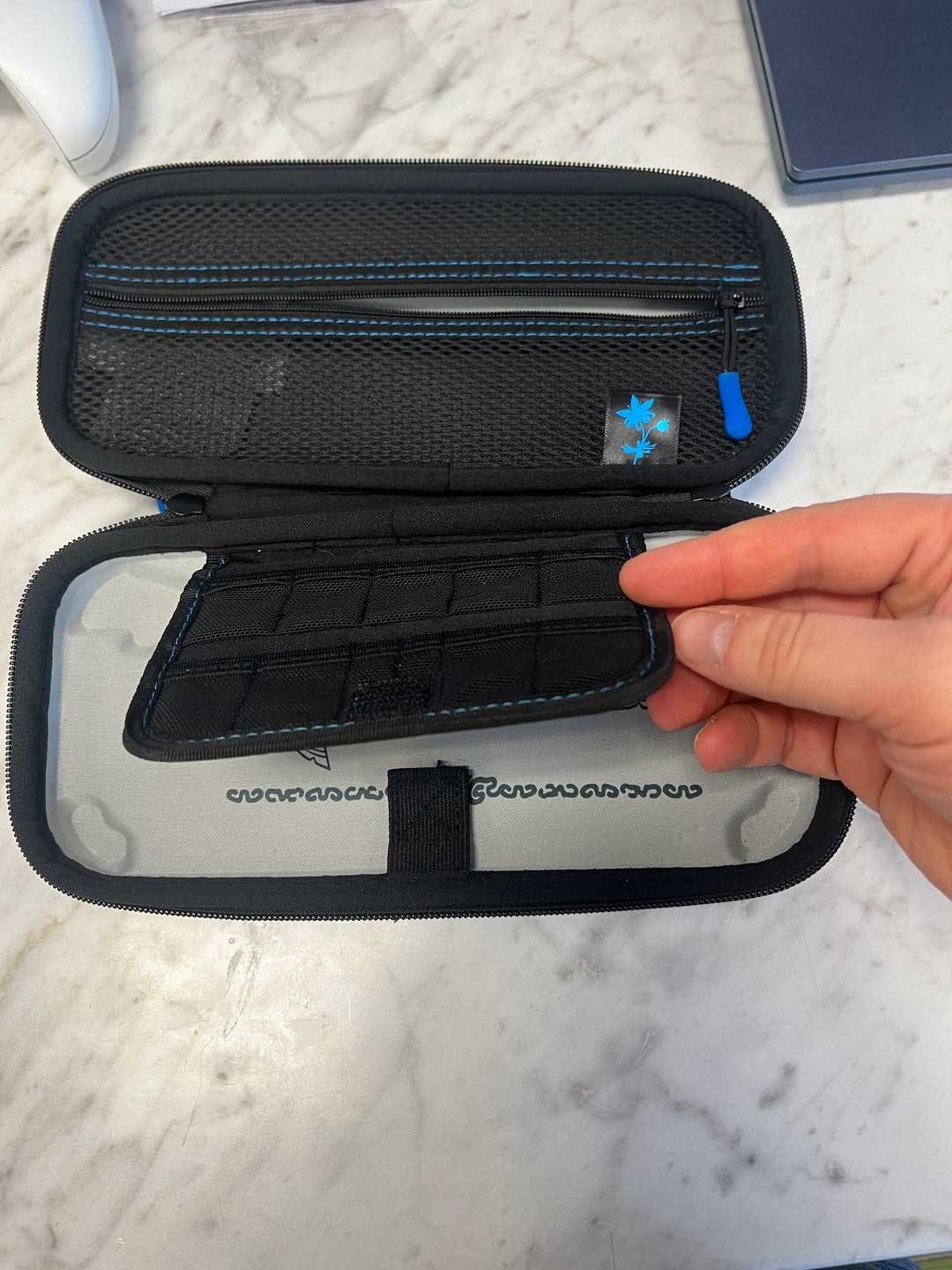 Nintendo Switch Zelda Theme Official Nintendo Soft Carry Case Blue  CC31925