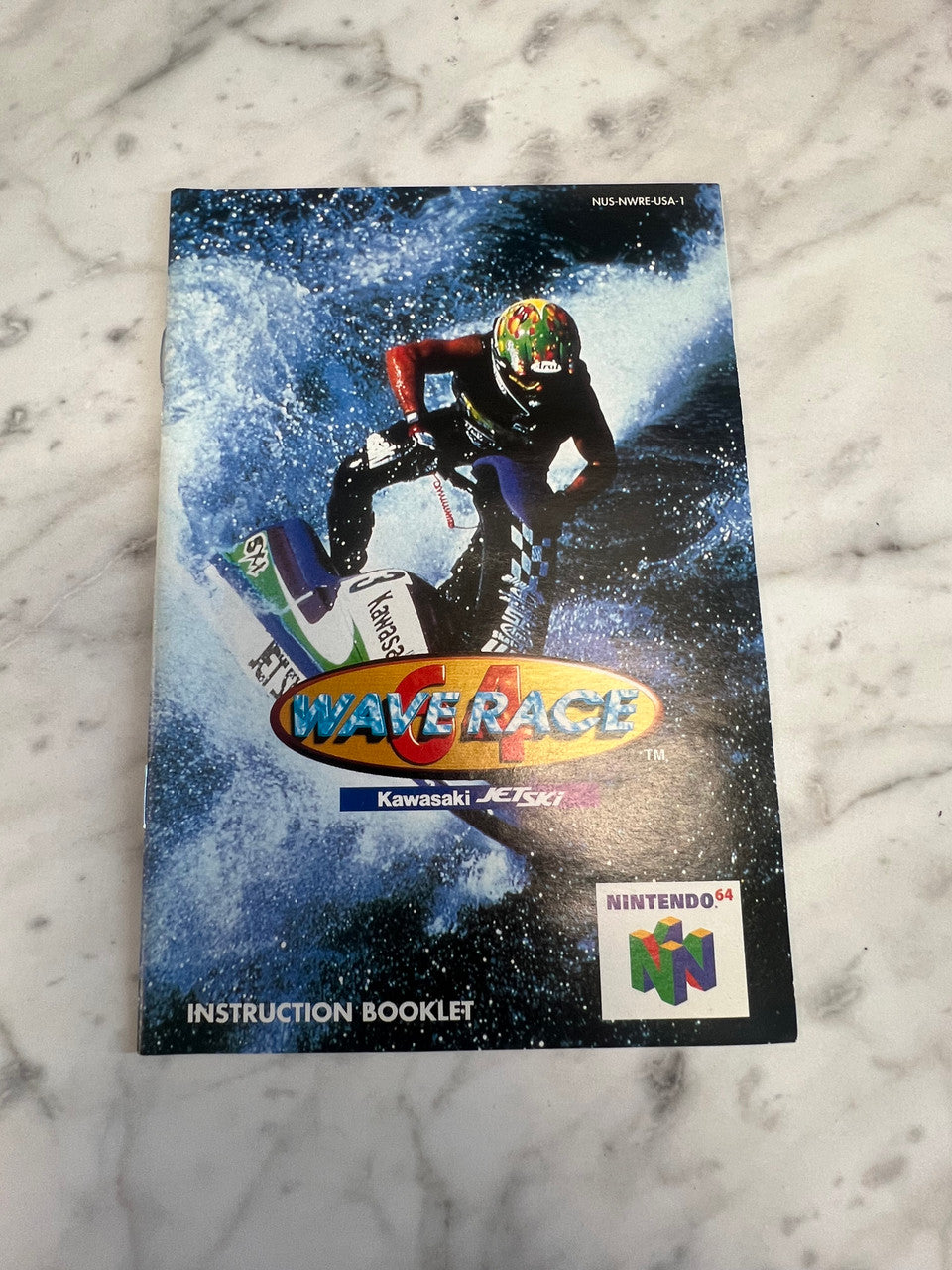 Wave Race 64 Nintendo 64 N64 Instruction Manual Booklet + Operation Card ONLY