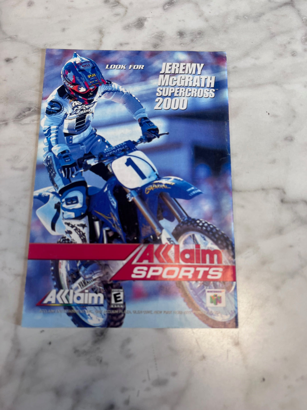 ECW Hardcore Revolution Nintendo 64 N64 MANUAL ONLY  MO82625