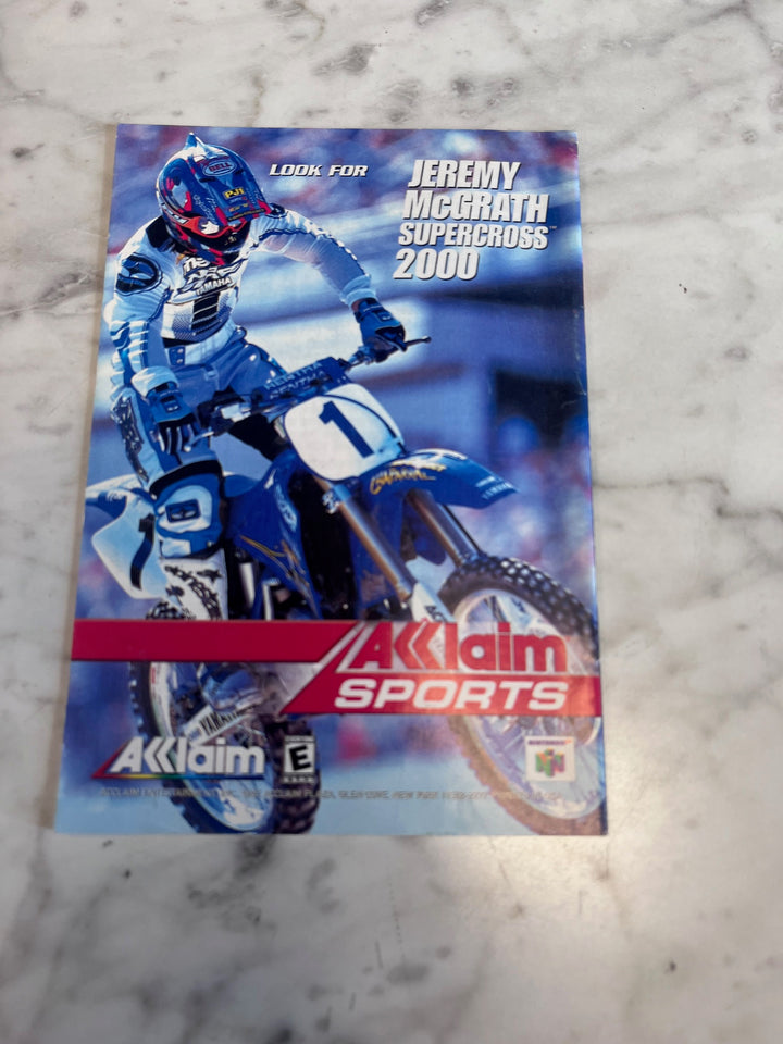 ECW Hardcore Revolution Nintendo 64 N64 MANUAL ONLY  MO82625