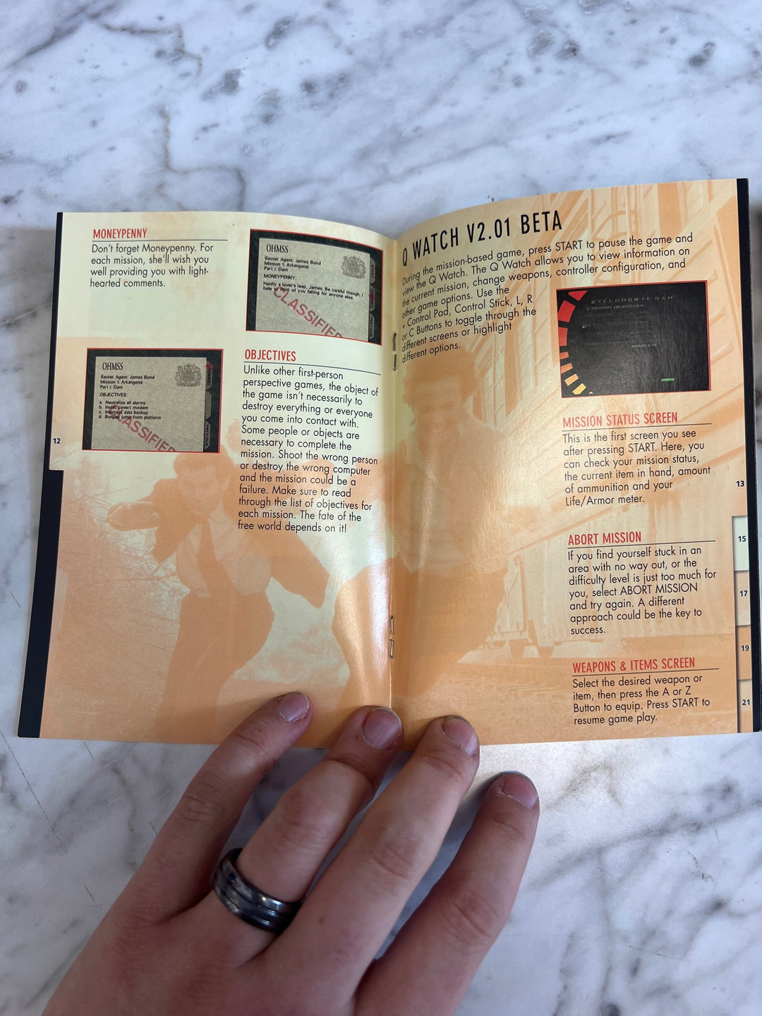 Goldeneye 007 Nintendo 64 N64 MANUAL ONLY NUS-NGEE-USA-1 MO82625