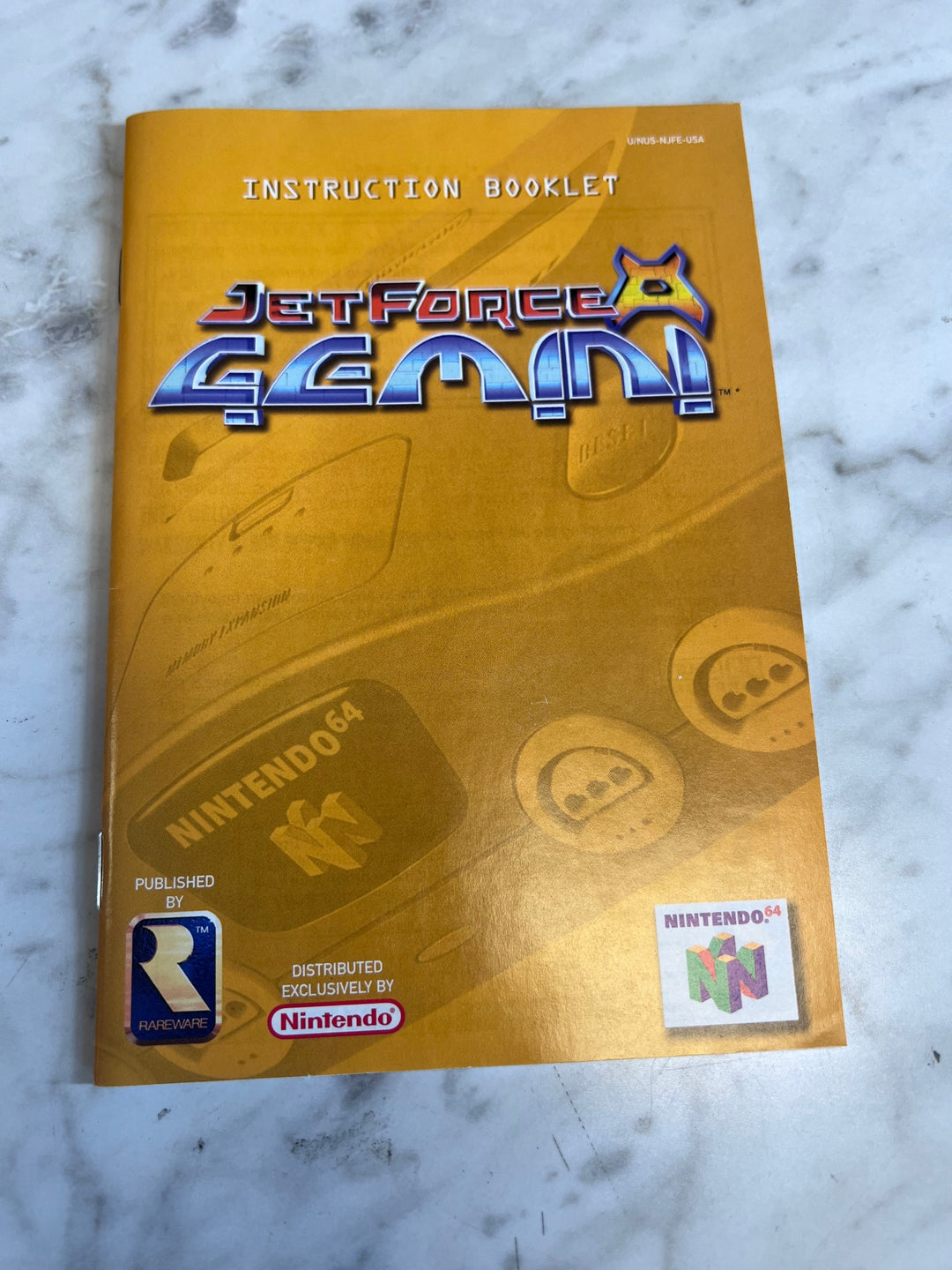 Jet Force Gemini Nintendo 64 N64 MANUAL ONLY MO82625