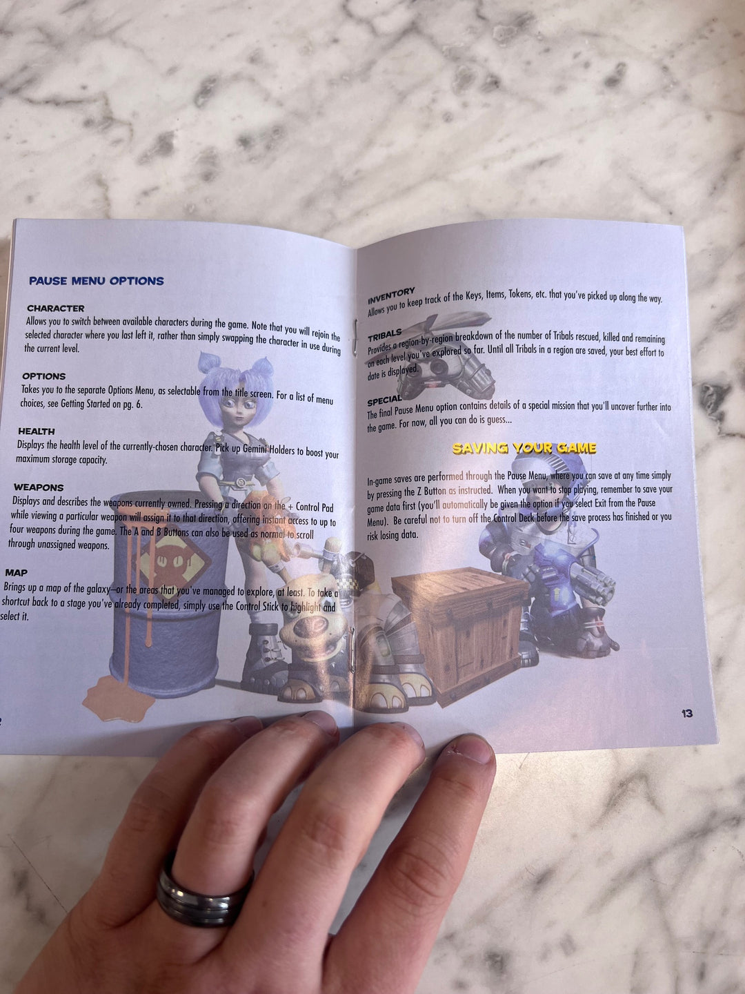 Jet Force Gemini Nintendo 64 N64 MANUAL ONLY MO82625