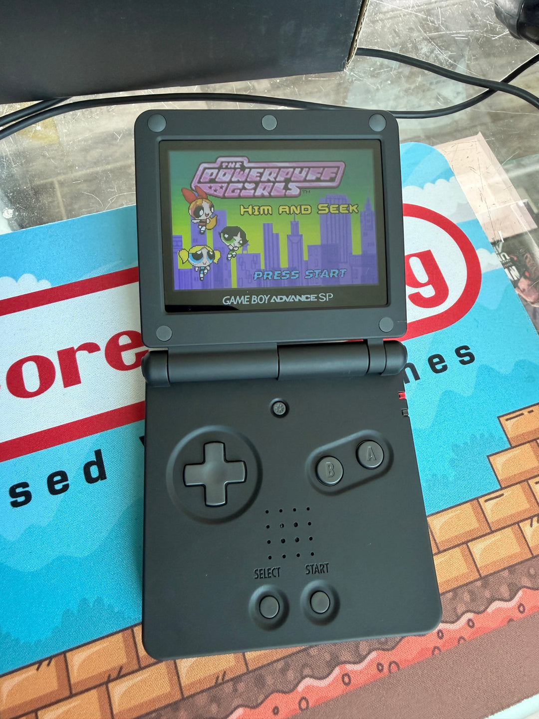 Gameboy Advance SP Console - IPS Screen Mod Installed (Select a Color)