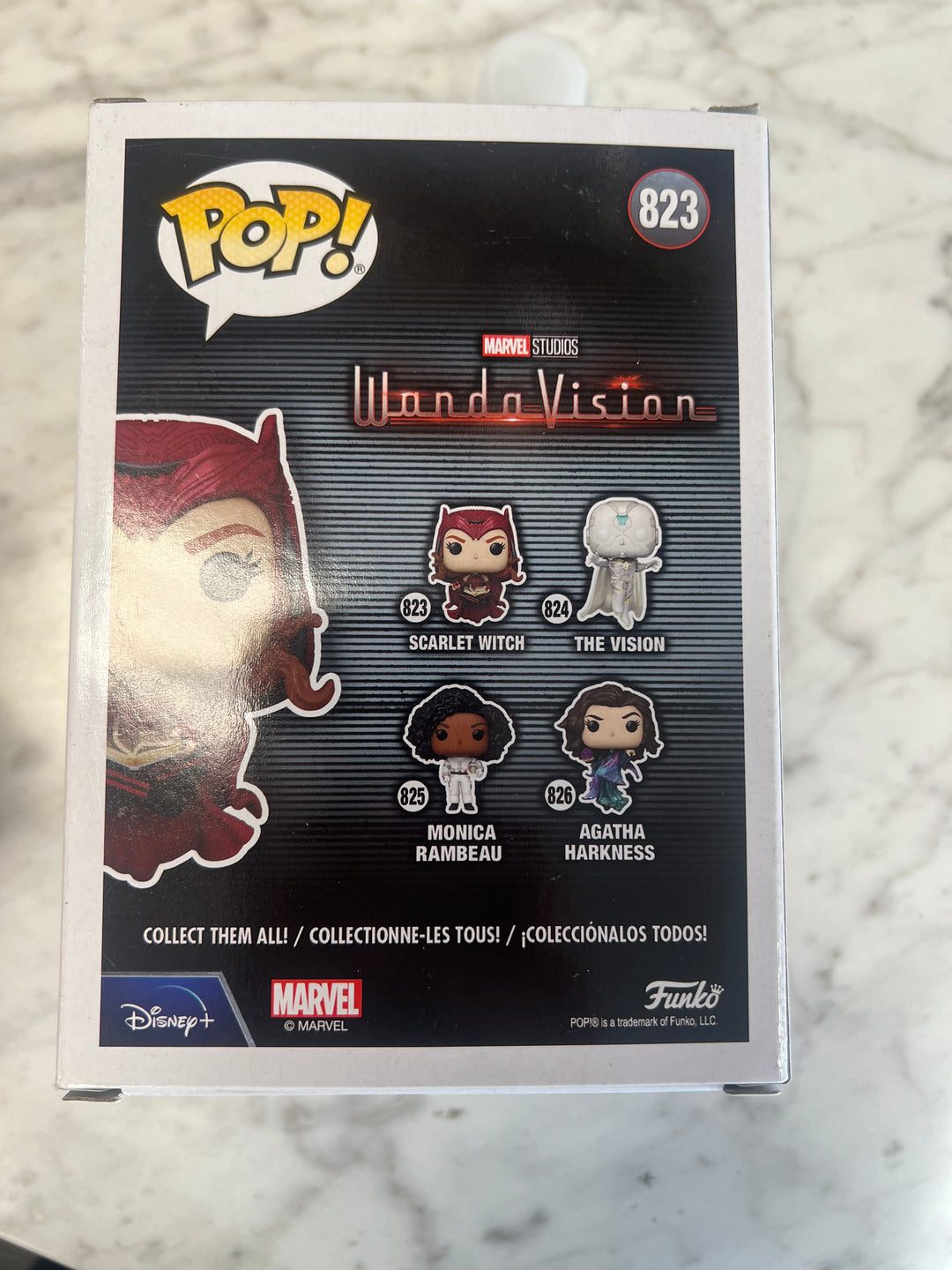 Funko POP! Scarlet Witch 823 Marvel WandaVision Wanda Maximoff   FP111124