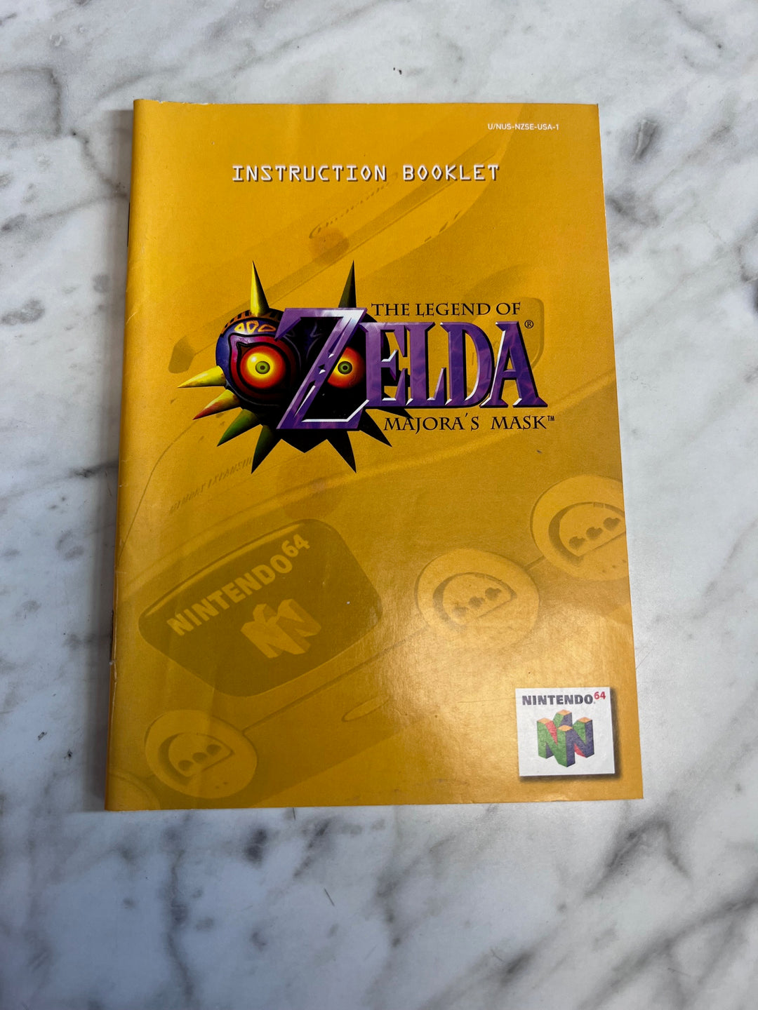 Legend of Zelda Majora's Mask Nintendo 64 N64 MANUAL ONLY MO82625