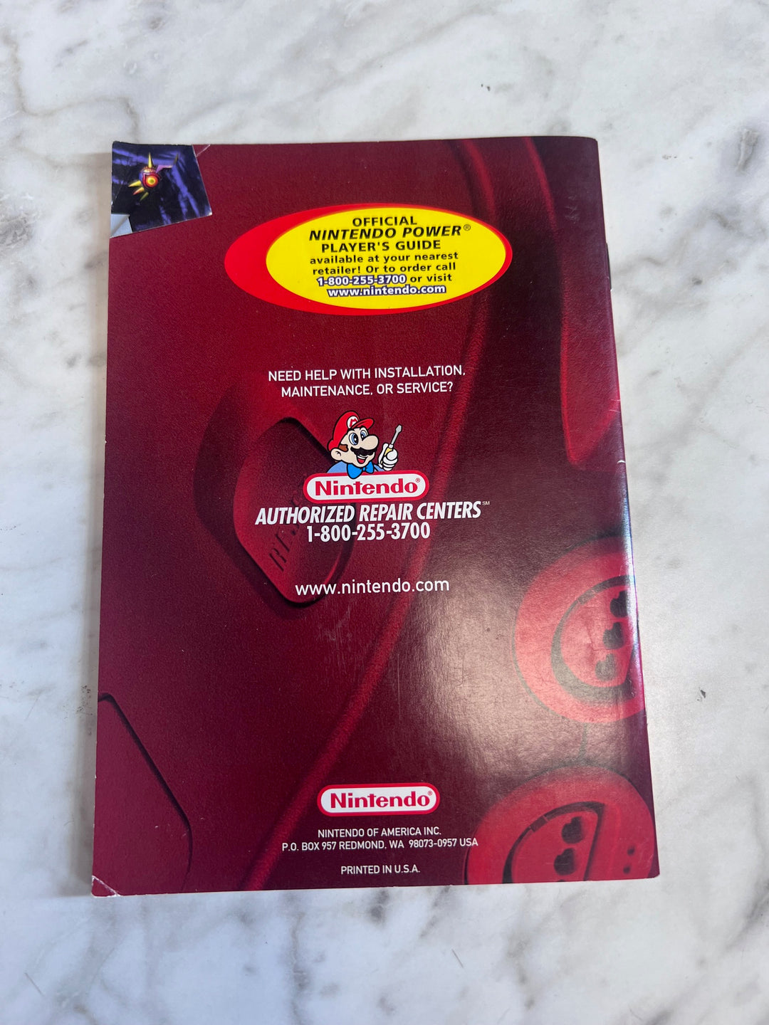 Legend of Zelda Majora's Mask Nintendo 64 N64 MANUAL ONLY MO82625