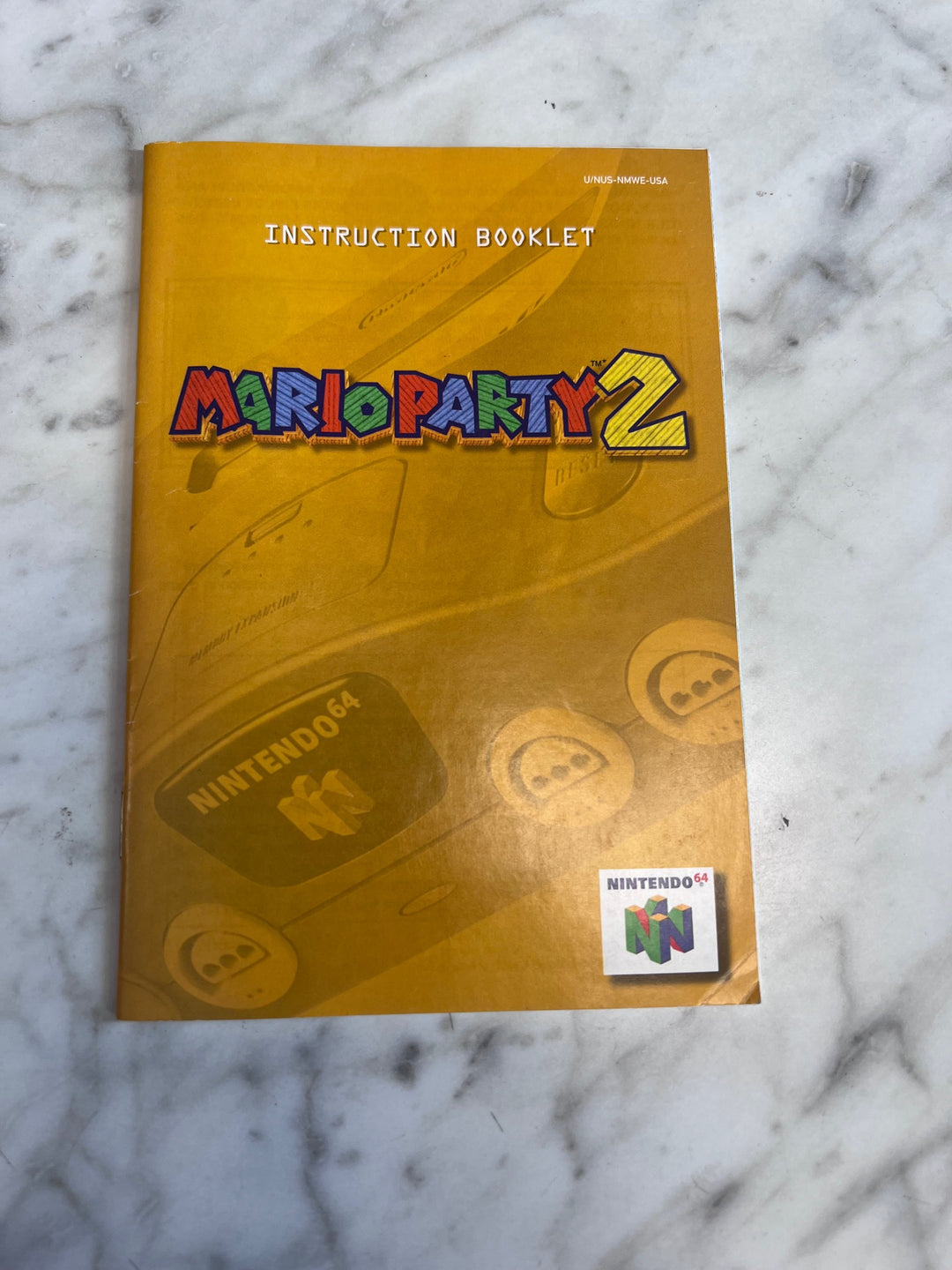 Mario Party 2 Nintendo 64 N64 MANUAL ONLY MO82625