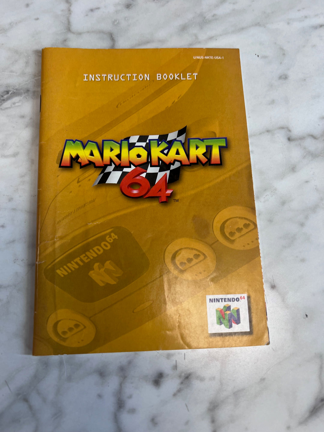 Mario Kart 64 Nintendo 64 N64 MANUAL ONLY MO82625