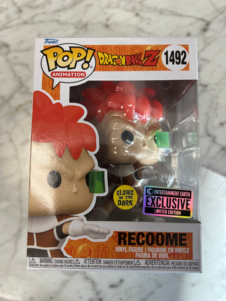 Recoome 1492 Ginyu Force Dragon Ball Z DBZ Anime Funko Pop! Vinyl Figure GITD   FP111124