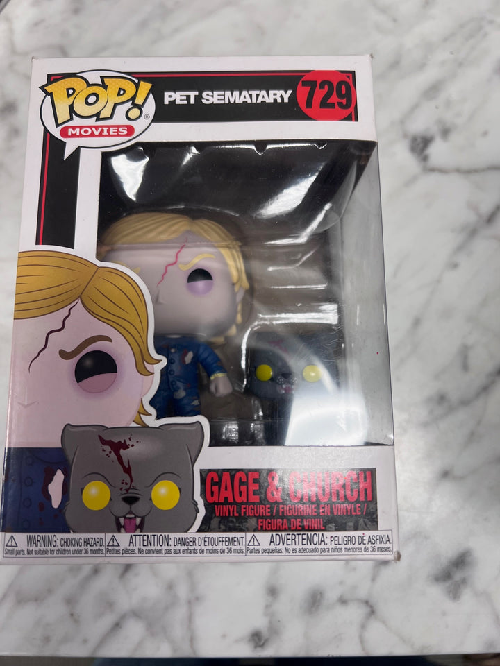 Funko Pop! Movies Gage & Church #729 Pet Sematary Small Tear Right Side FP121025