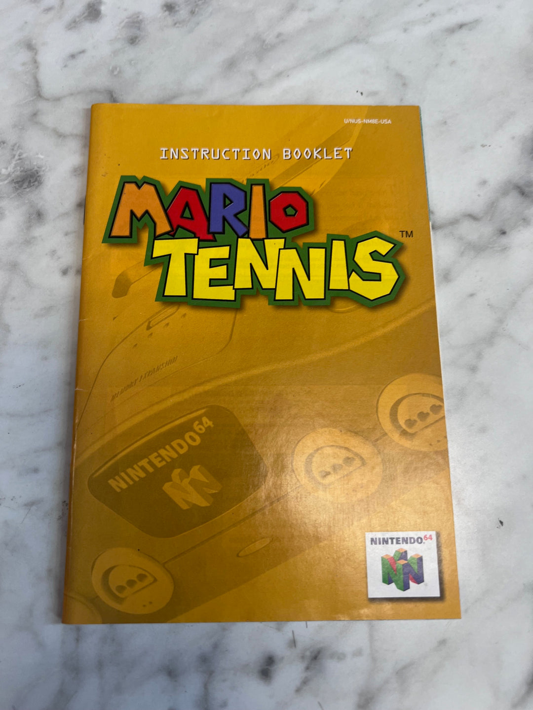 Mario Tennis Nintendo 64 N64 MANUAL ONLY MO82625