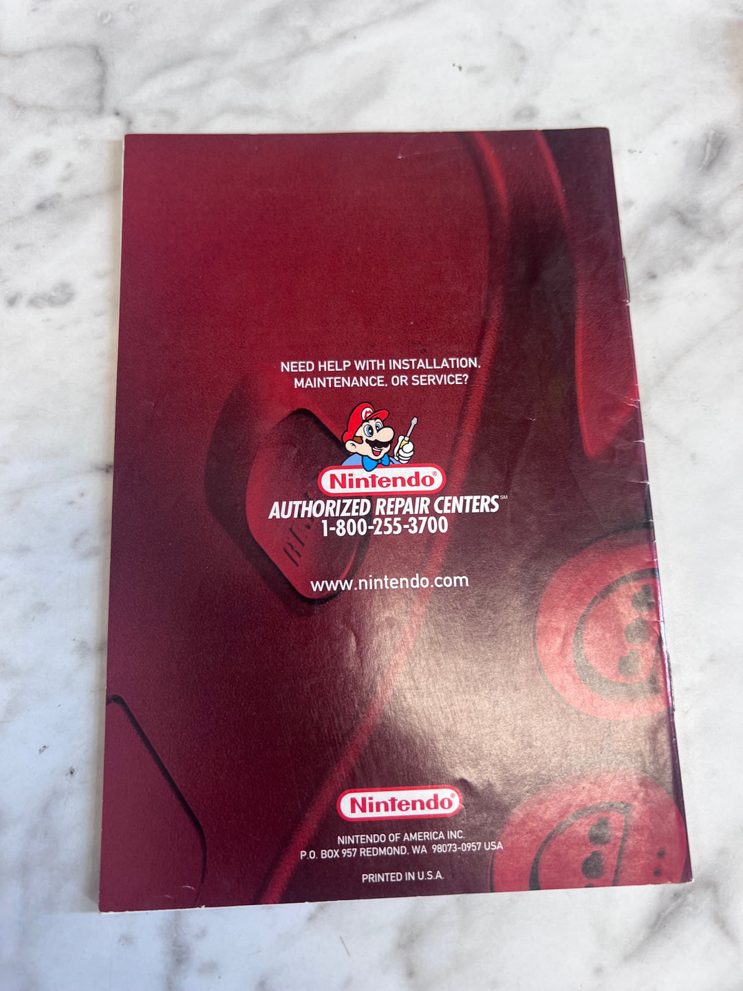 Mario Tennis Nintendo 64 N64 MANUAL ONLY MO82625