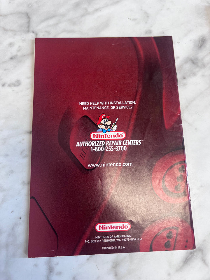 Mario Tennis Nintendo 64 N64 MANUAL ONLY MO82625
