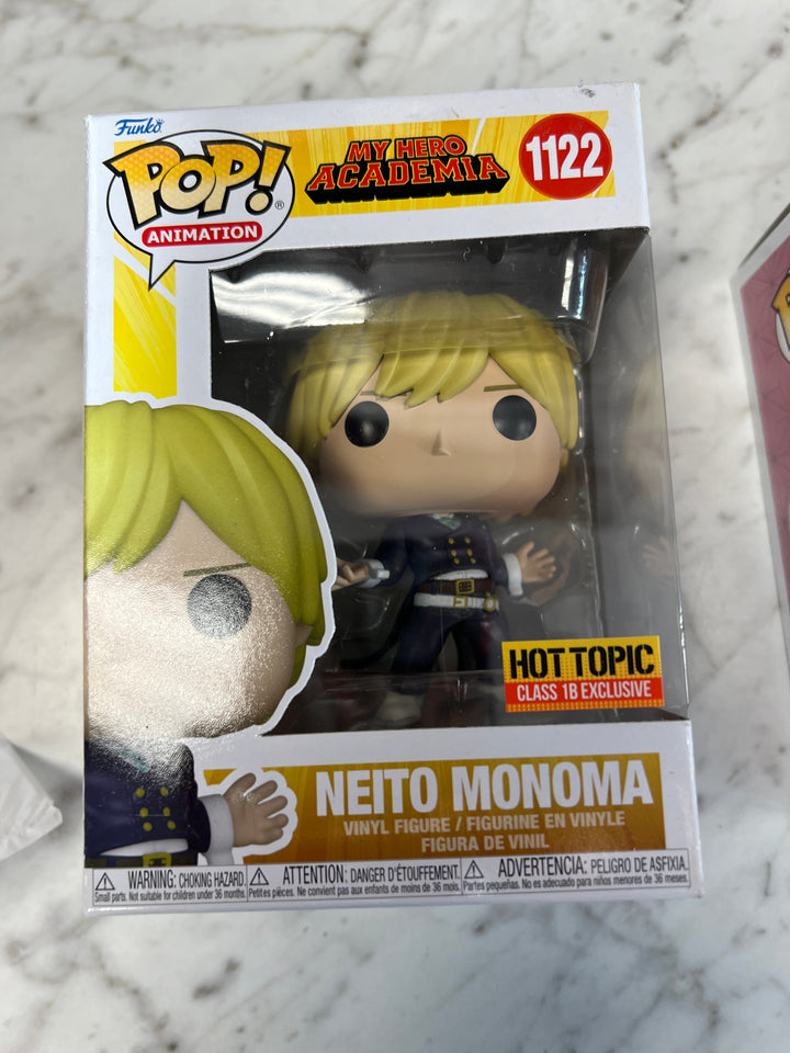 Funko Pop! My Hero Academia Neito Monoma #1122 (Hot Topic Exc) Vinyl Figure FP111124