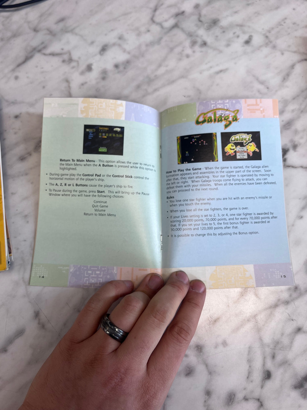 Namco Museum 64 Nintendo 64 N64 MANUAL ONLY MO82625