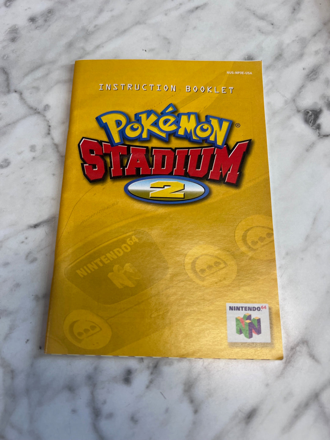Pokemon Stadium 2 Nintendo 64 N64 MANUAL ONLY MO82625