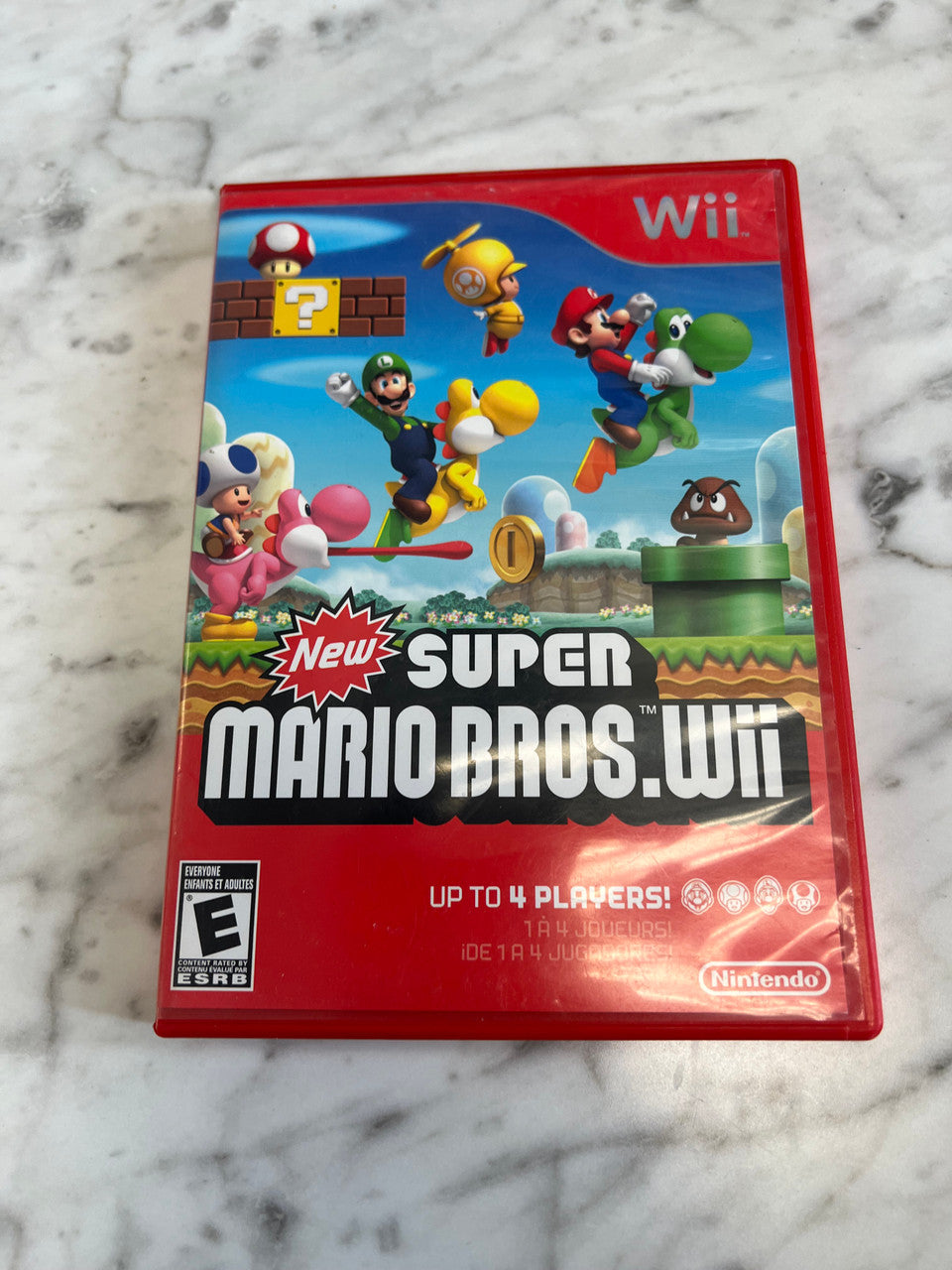 New Super Mario Bros. Wii Nintendo Wii Case and manual only