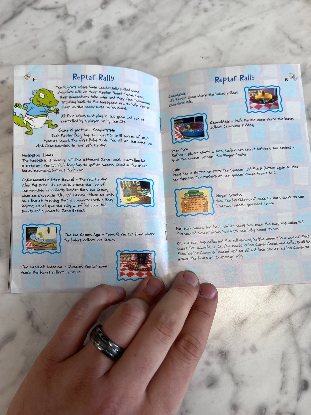 Rugrats Scavenger Hunt Nintendo 64 N64 MANUAL ONLY MO82625