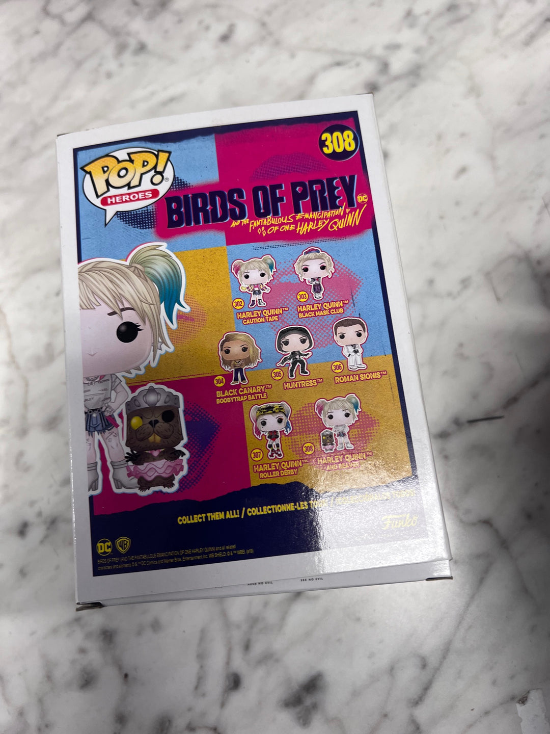 Funko Pop! Movies Harley Quinn & Beaver #308 Birds of Prey  FP121025