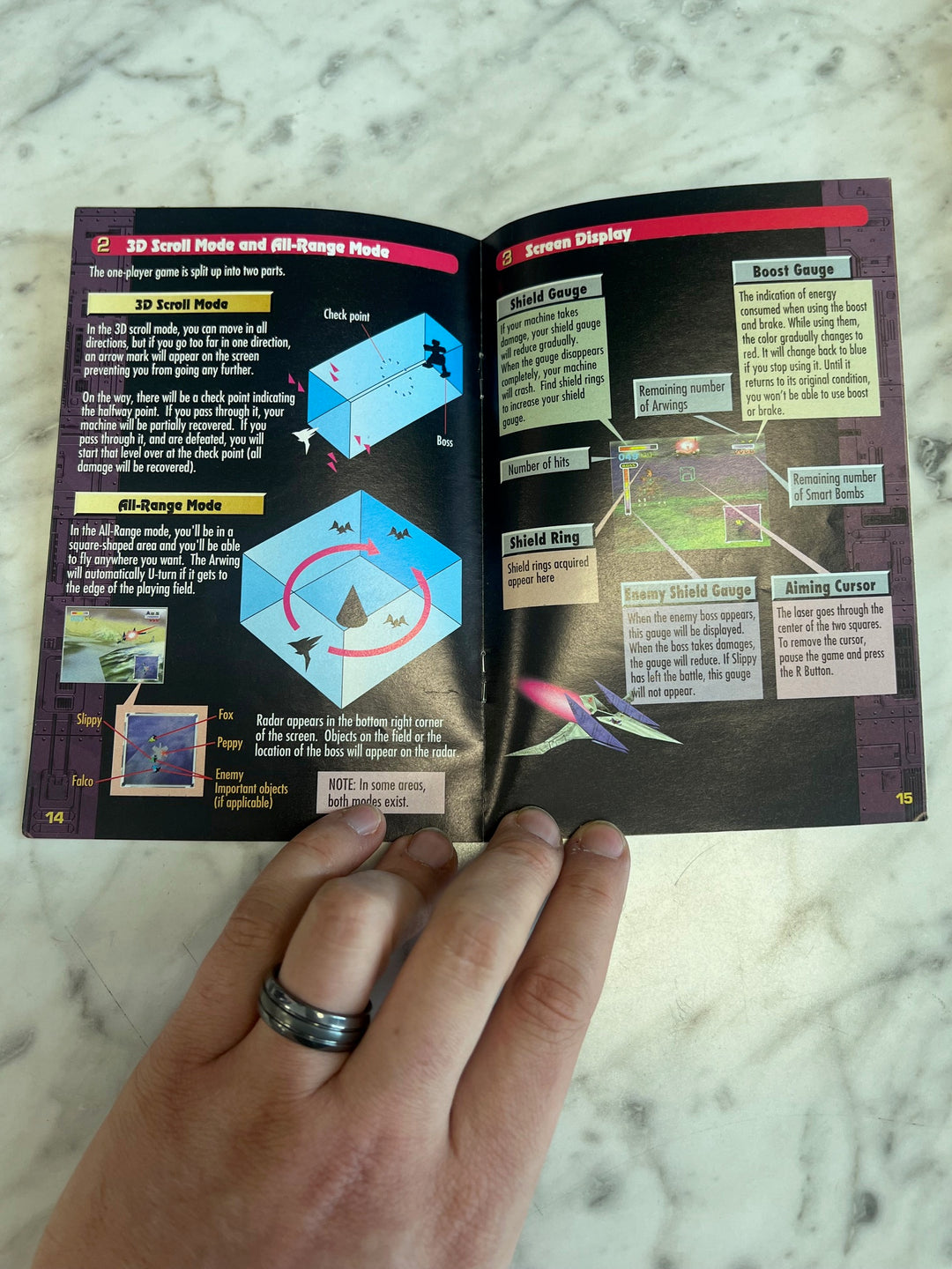 Star Fox 64 Nintendo 64 N64 MANUAL ONLY MO82625