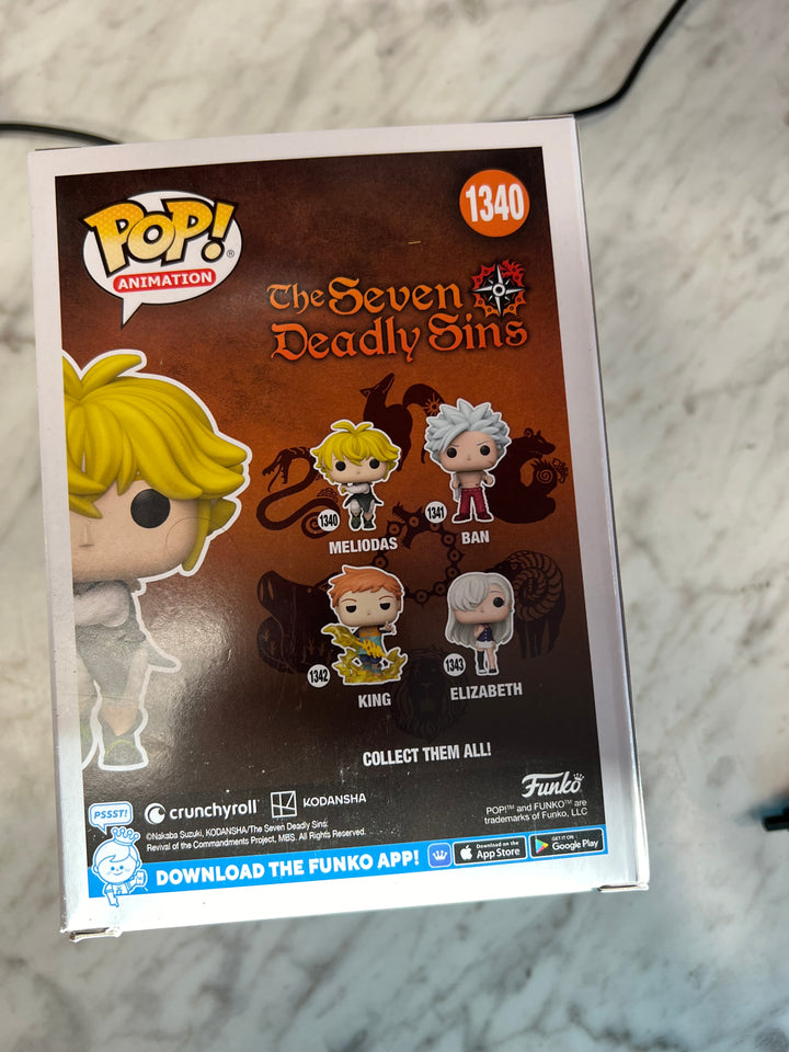 Funko Pop! Vinyl: The Seven Deadly Sins - Meliodas #1340 FP111124