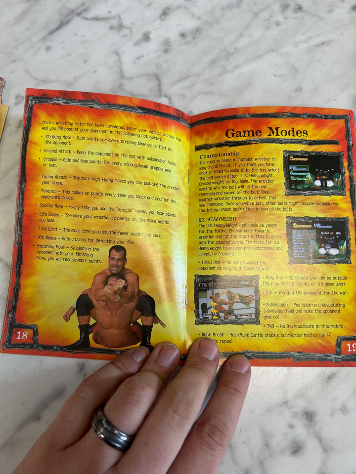 WCW NWO Revenge Nintendo 64 N64 MANUAL ONLY MO82625