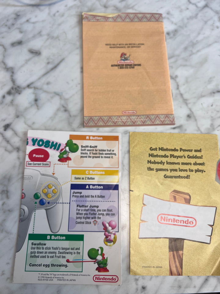 Yoshi's Story Nintendo 64 N64 MANUAL ONLY MO82625