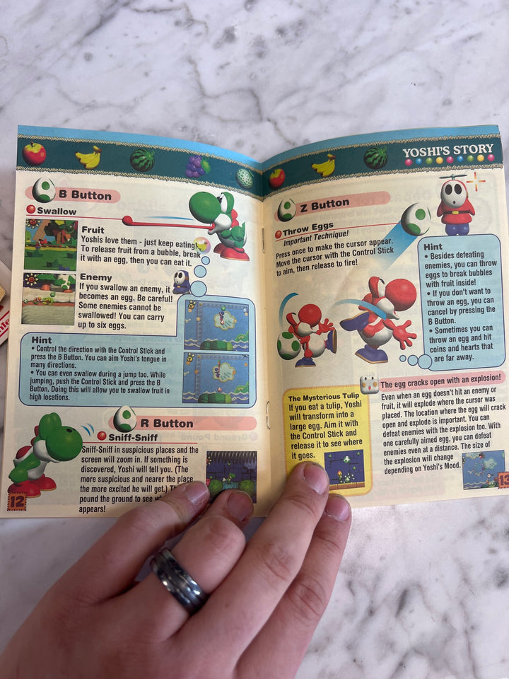 Yoshi's Story Nintendo 64 N64 MANUAL ONLY MO82625