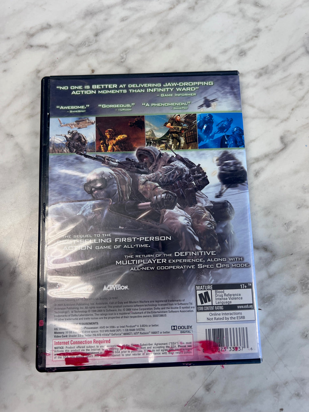 Call of Duty Modern Warfare 2 PC DVD-ROM PC82625