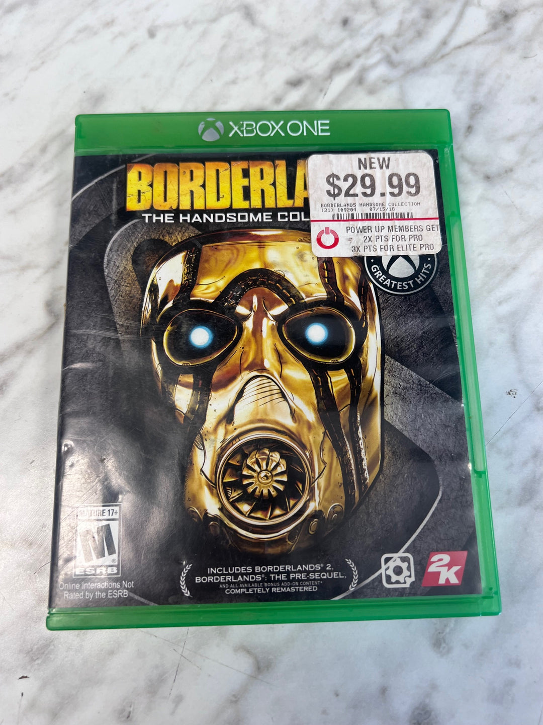 Borderlands the Handsome Collection Xbox One CASE AND MANUAL ONLY CO82725