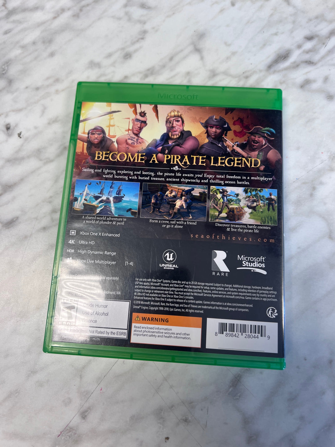 Sea of Thieves Xbox One CASE ONLY CO82725