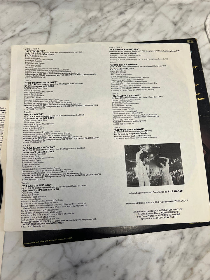 Saturday Night Fever Original Motion Picture Soundtrack Vinyl Record