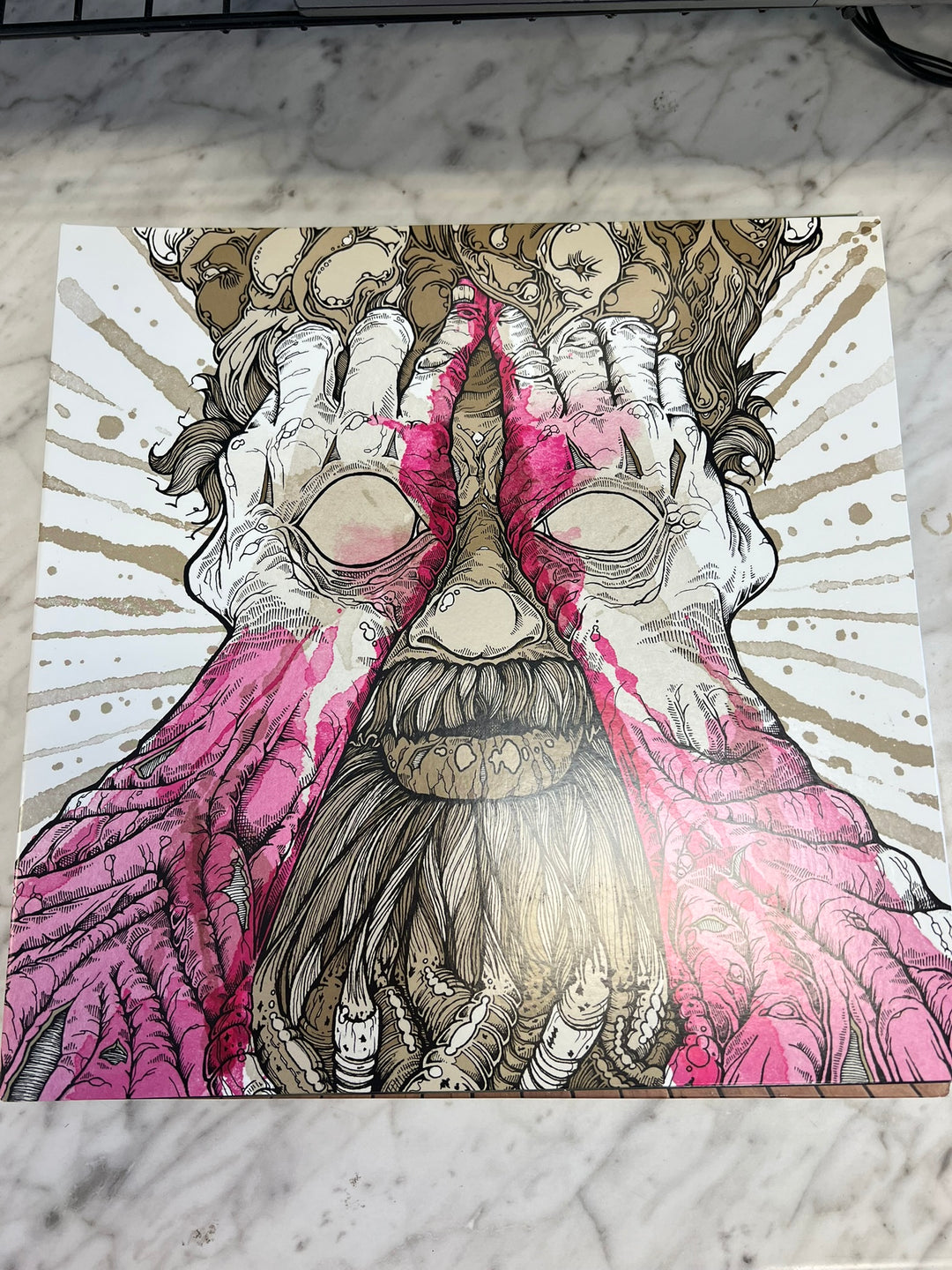 Every Time I Die - New Junk Aesthetic (VG+ Condition) Pink/White Vinyl Record VR6926
