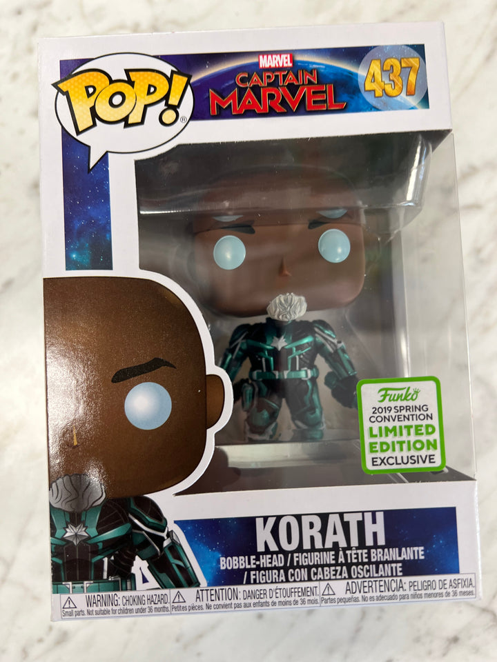 Funko Pop Captain Marvel KORATH #437 2019 Spring Convention Limited Edition  FP111124