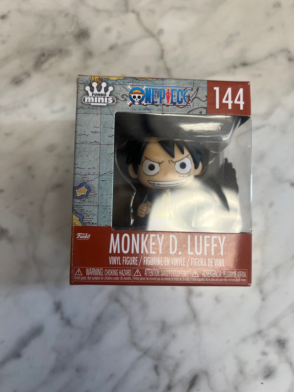 Funko Minis ONE PIECE - Monkey D. Luffy #144 Vinyl Figure Straw Hat Pirates NEW