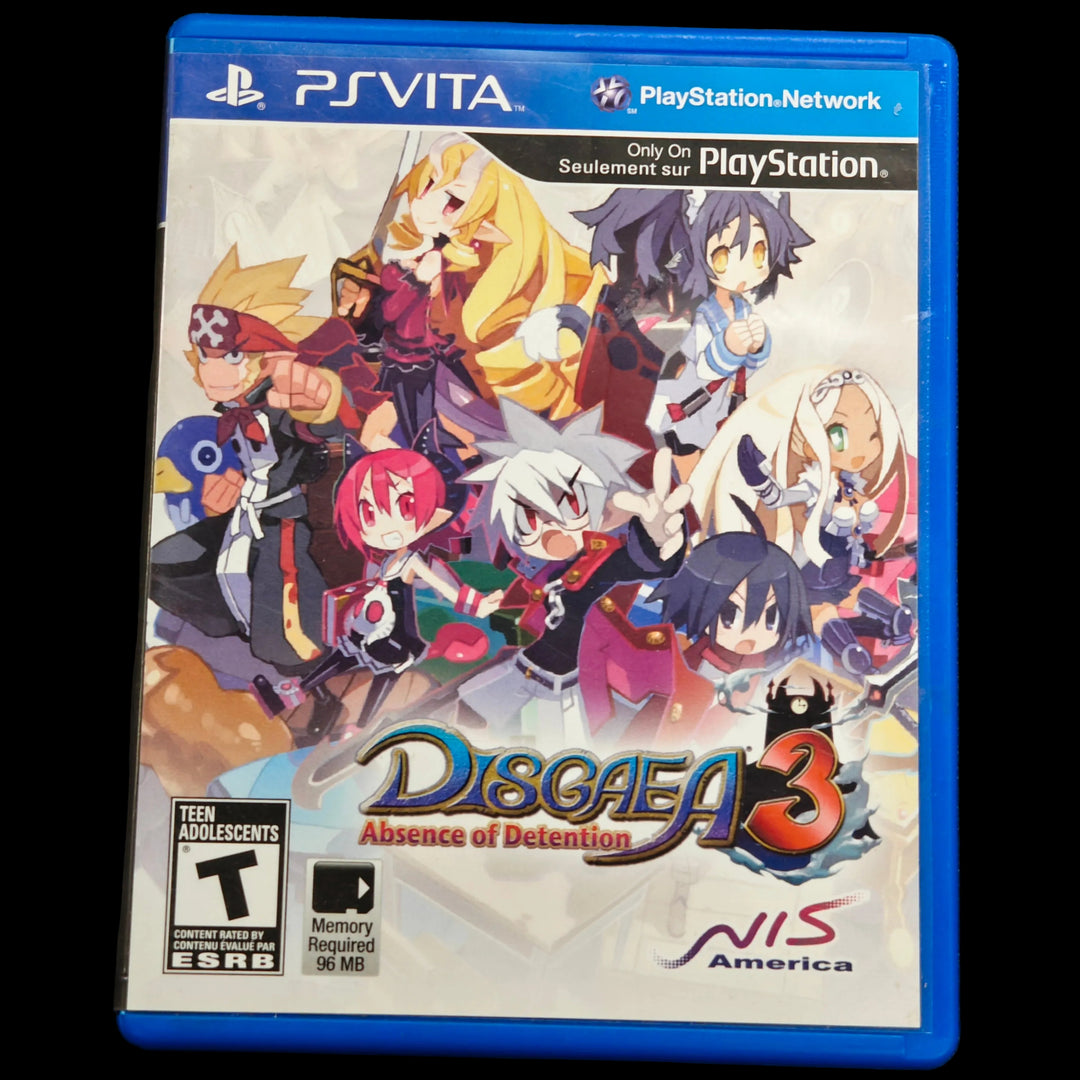 Disgaea 3 Absence of Detention PS Vita Playstation CASE ONLY - CO62726