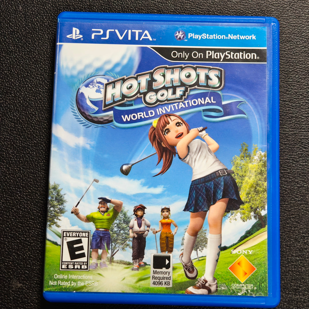 Hot Shots Golf World Invitational PS Vita Playstation CASE ONLY - CO62726